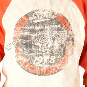 Bold Pelle Pelle Early Dawn t shirt orange shoulder view 2