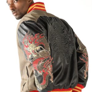Pelle Pelle Dragon Heart Varsity Jacket view 2