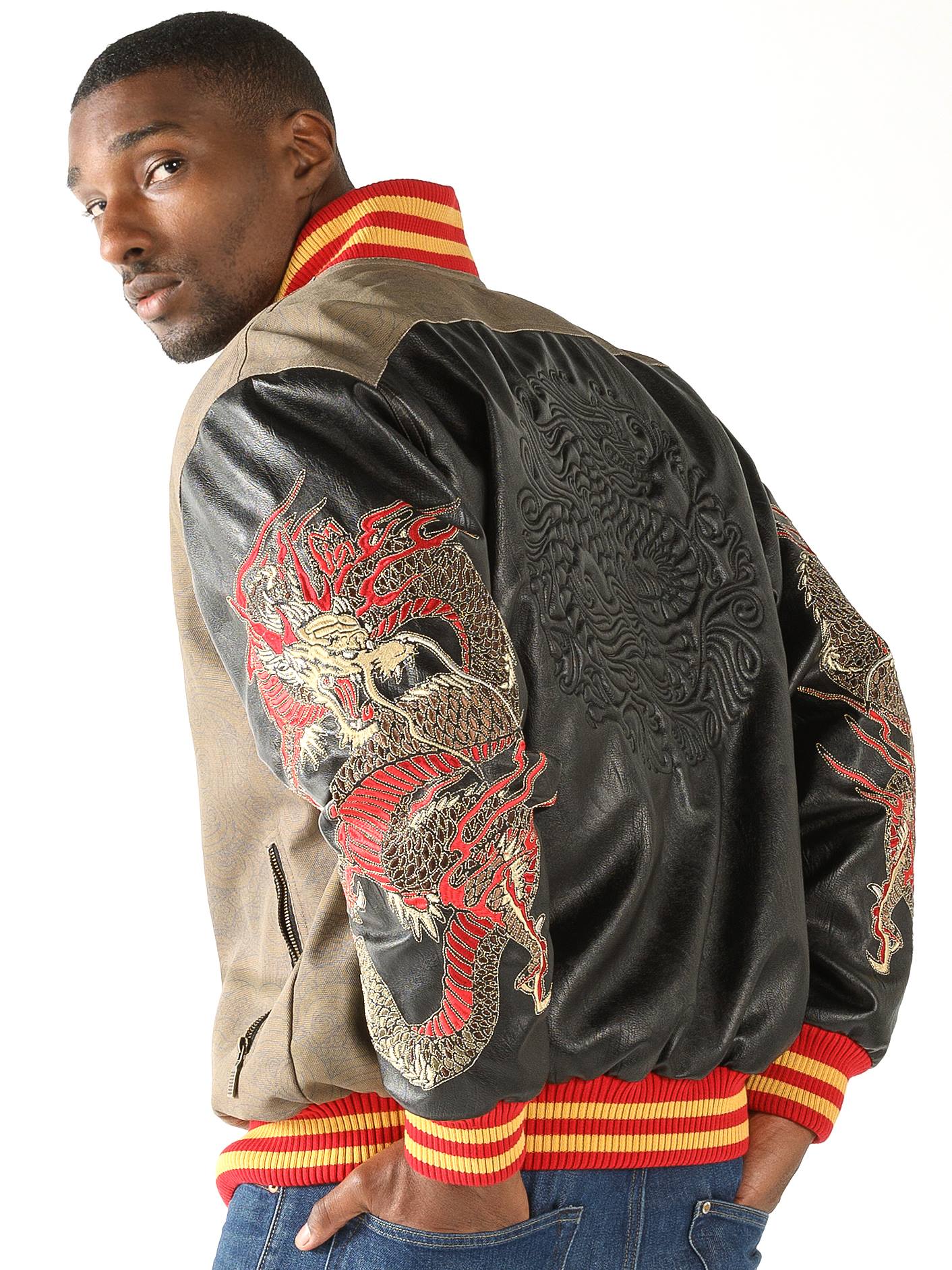 Pelle Pelle Dragon Heart Varsity Jacket