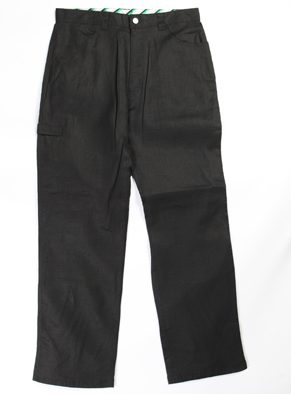 Pelle Pelle Crest Linen Black Jeans Pent