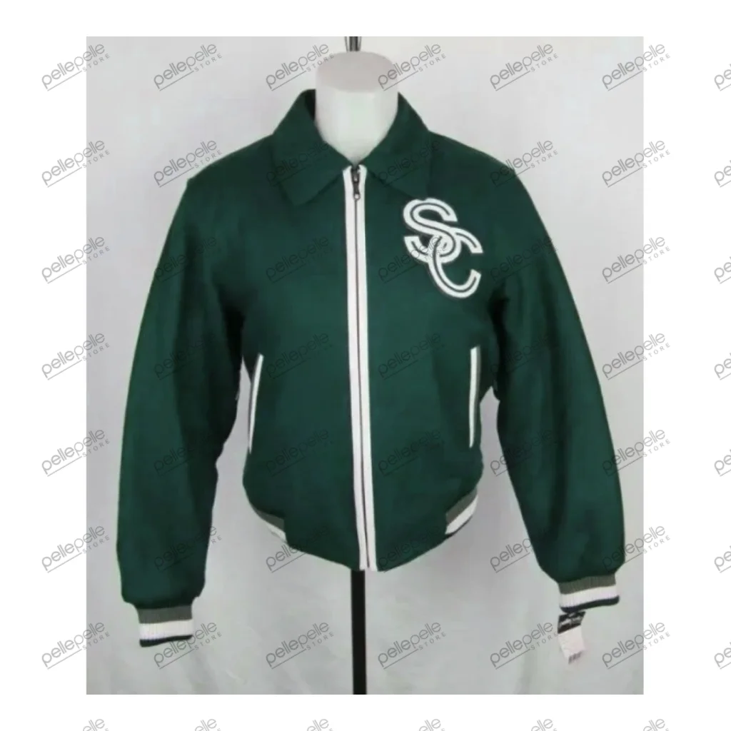 Pelle Pelle Dark Green All American Jacket view 2