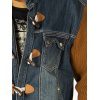 Pelle Pelle jean jacket with brown sleeves