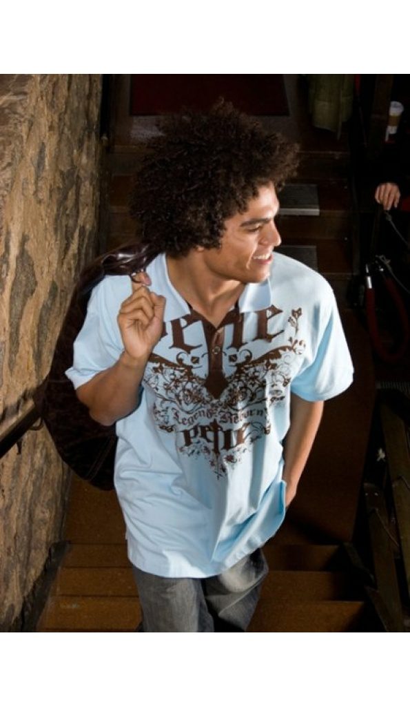 Authentic Pelle Pelle Ice Blue T Shirt