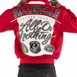 Pelle Pelle All or Nothing Red Wool Jacket
