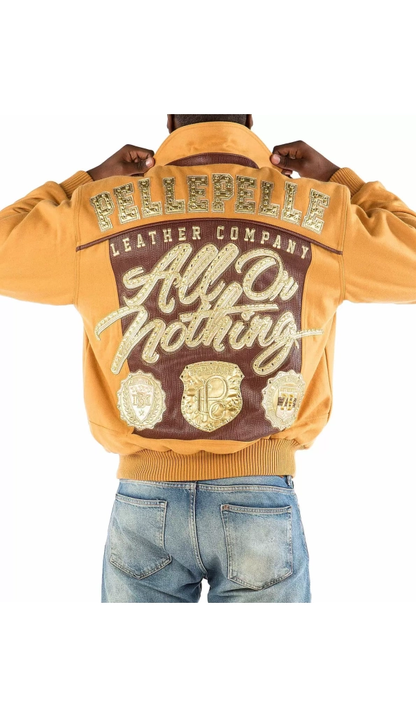 Yellow Pelle Pelle Heritage Wool Jacket