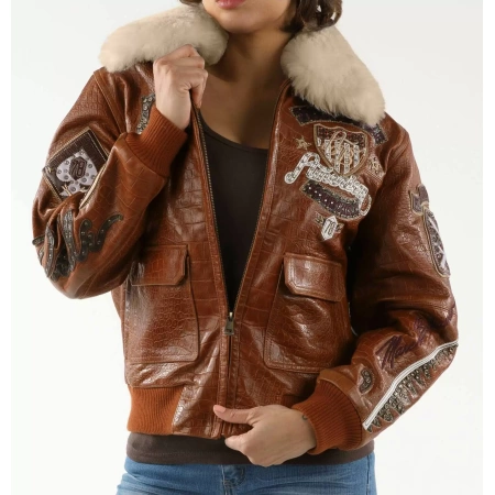 Pelle Pelle American Brown Bombshell Jacket