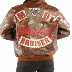 Pelle Pelle DarkBrown Bruiser Leather Jacket view 2