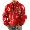 Pelle Pelle Rebel Red Studded Leather Jacket