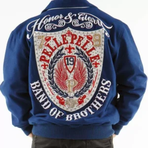 Band of Brothers Pelle Pelle Blue Jacket