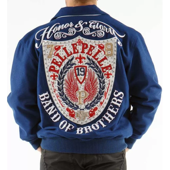 Band of Brothers Pelle Pelle Blue Jacket