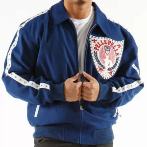Band of Brothers Pelle Pelle Blue Jacket view 2