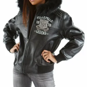 Pelle Pelle Black Live Like a Queen Jacket view 2