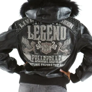 Pelle Pelle Black Live Like a Queen Jacket