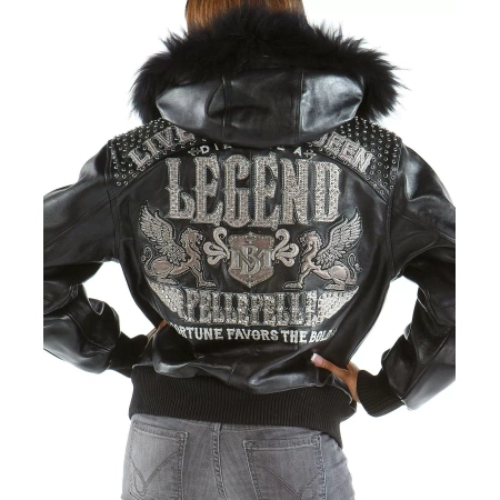 Pelle Pelle Black Live Like a Queen Jacket