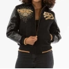 Black Pelle Pelle Varsity 1978 Jacket