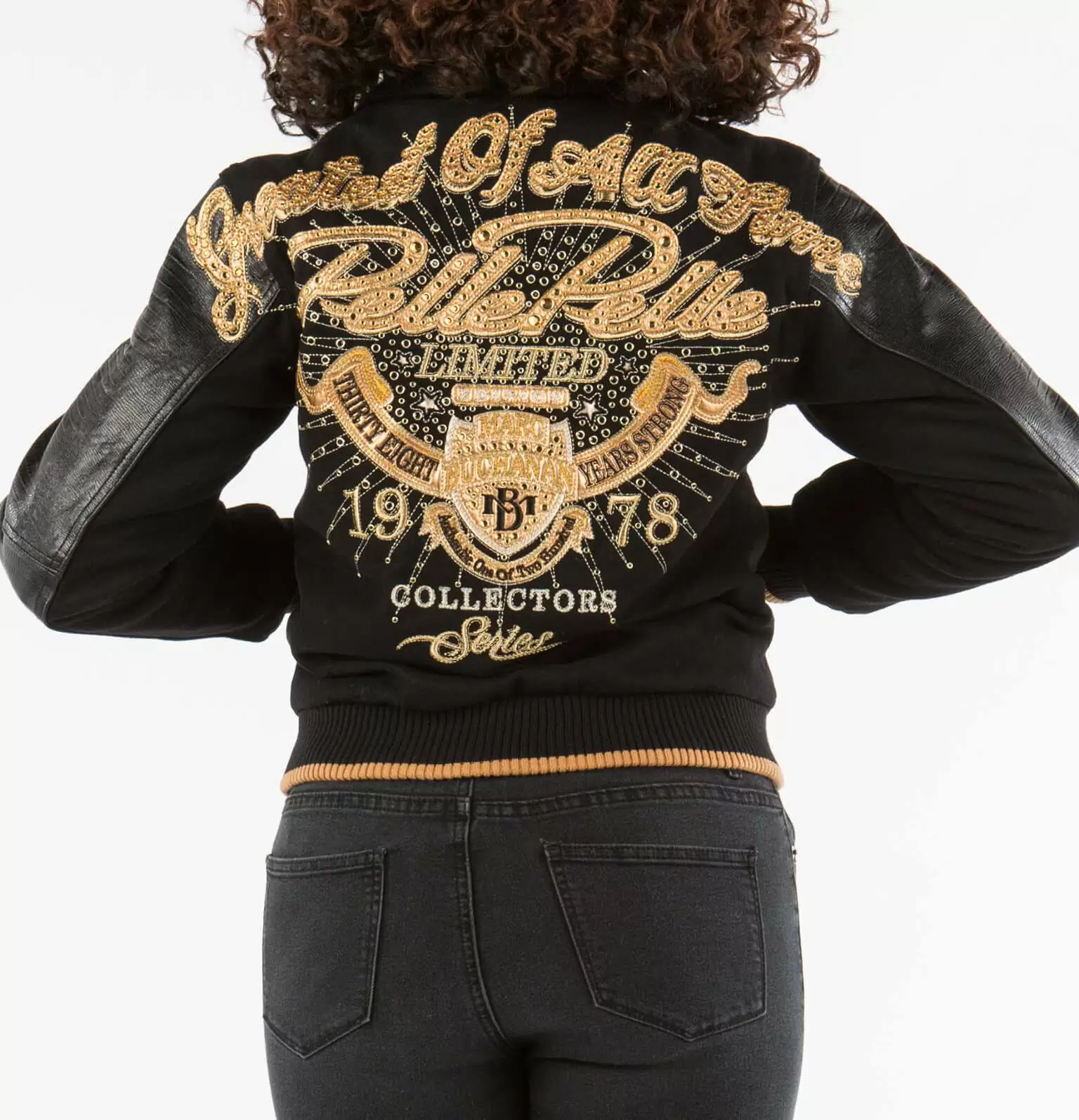 Black Pelle Pelle Varsity 1978 Jacket