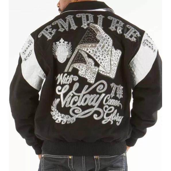 Black White Pelle Pelle Empire Jacket