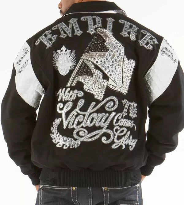 Black White Pelle Pelle Empire Jacket