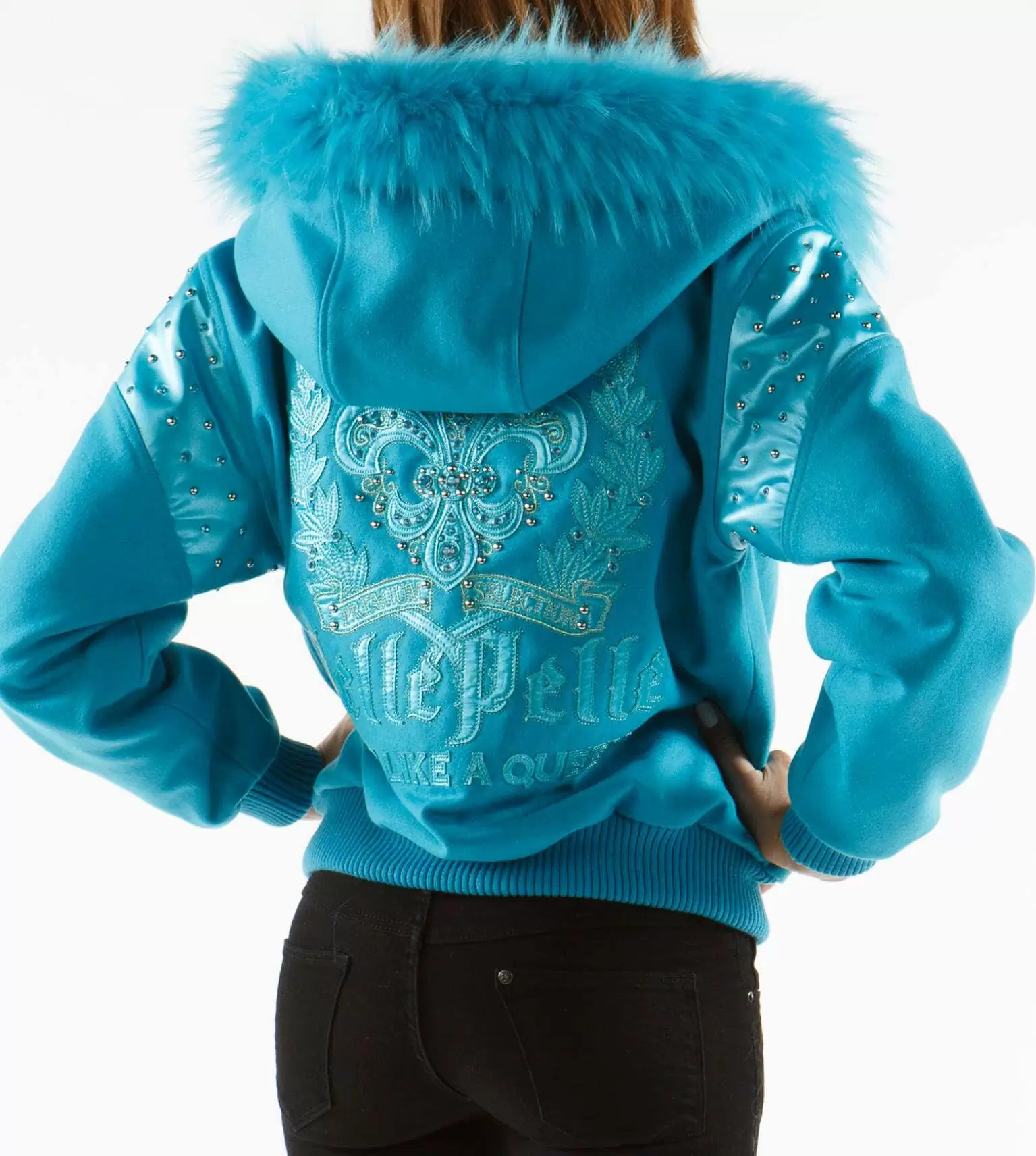 Pelle Pelle Blue Live Like a Queen Jacket