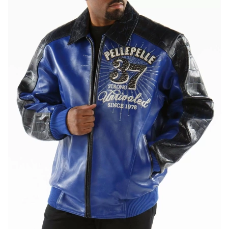 Pelle Pelle Blue Strong Avant Garde Jacket