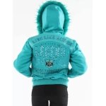 Blue Pelle Pelle Live Like a Queen Jacket