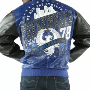 Pelle Pelle Blue Wild Ones Leather Jacket