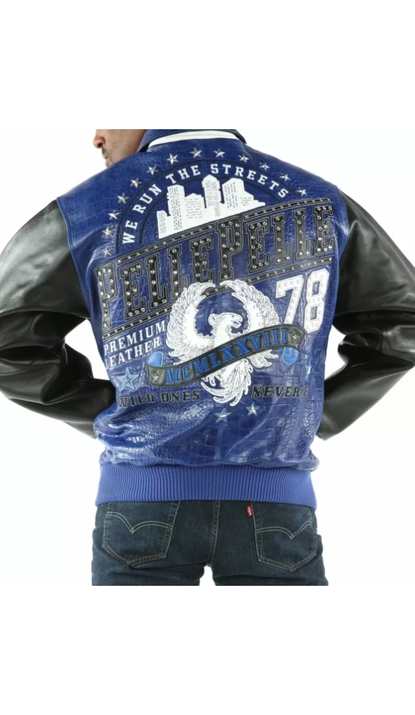 Pelle Pelle Blue Wild Ones Leather Jacket