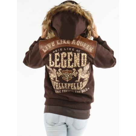 Brown Pelle Pelle Live Like a Queen Jacket