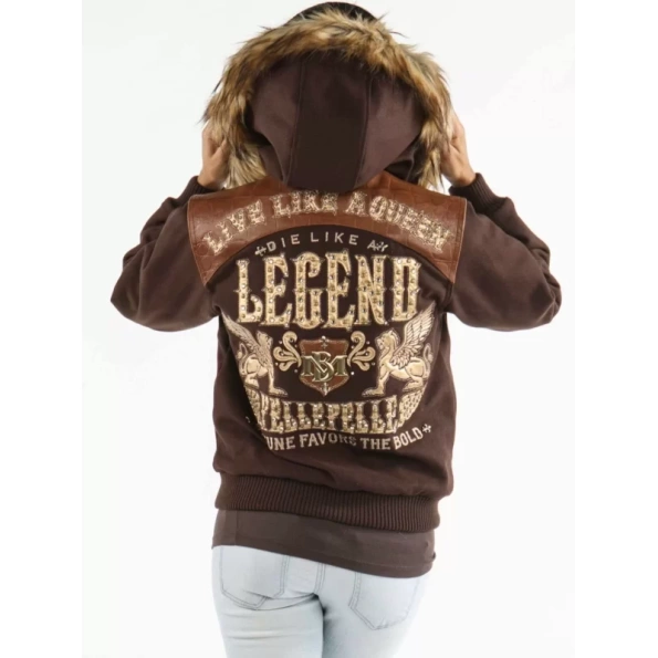 Brown Pelle Pelle Live Like a Queen Jacket