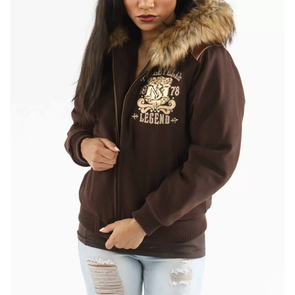 Brown Pelle Pelle Live Like a Queen Jacket