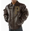 Brown Pelle Pelle Immortal Studded Jacket