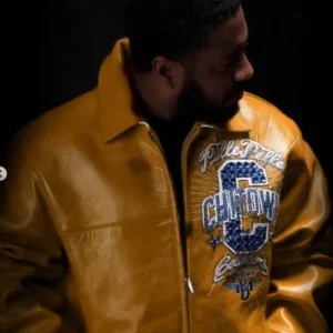 Pelle Pelle Chi-Town Orange Leather Jacket view 2