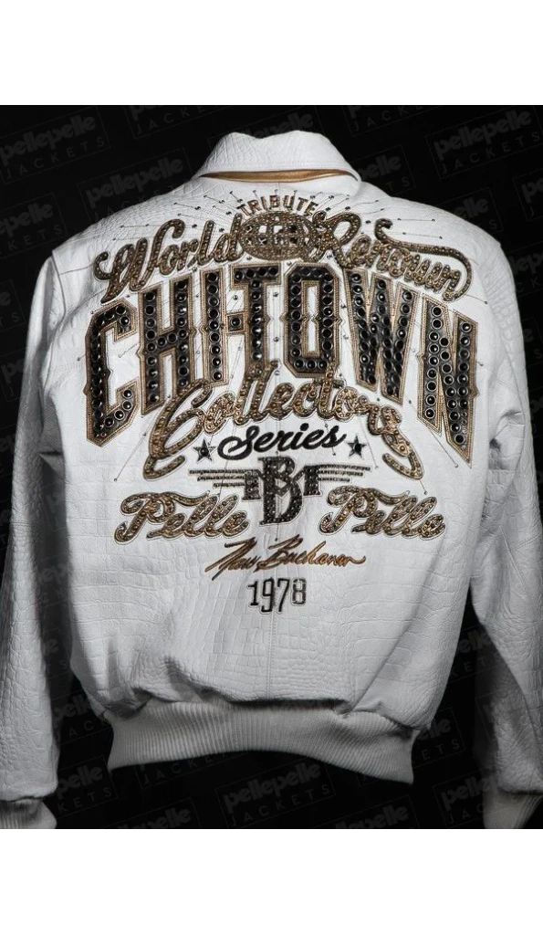Pelle Pelle Chi-Town White Leather Jacket