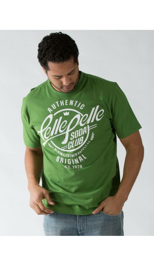 Exclusive Pelle Pelle Olive Green T Shirt