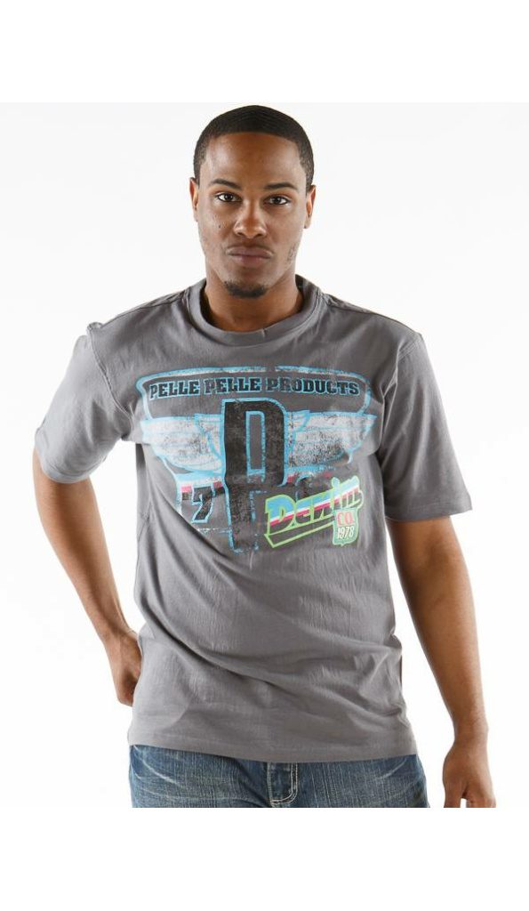Exclusive Pelle Pelle Steel Gray T Shirt