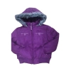 Kids Pelle Pelle Wool Hooded Purple Jacket