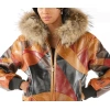 Pelle Pelle Ladies Multicolor Leather Jacket