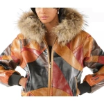 Pelle Pelle Ladies Multicolor Leather Jacket