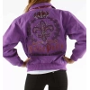 Pelle Pelle Queen Purple Wool Jacket