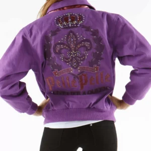 Pelle Pelle Queen Purple Wool Jacket