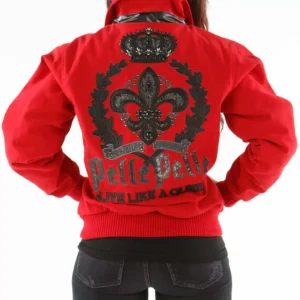 Pelle Pelle Queen Red Wool Jacket view 1