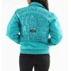 Live Like a Queen Pelle Pelle Blue Jacket