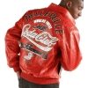 Soda Club Pelle Pelle Red Leather Jacket