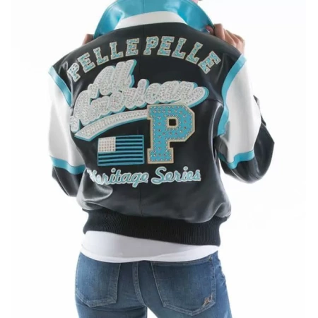 Pelle Pelle All American Black Stud Jacket