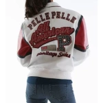 Pelle Pelle All American White Leather Jacket