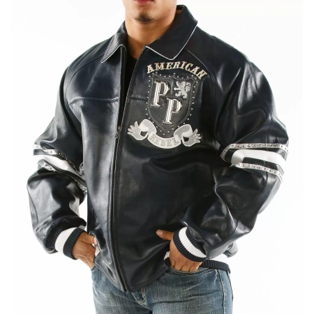 American Rebel Pelle Pelle Studded Jacket