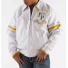 White Yellow Pelle Pelle American Rebel Jacket