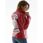 Red Pelle Pelle Americana Leather Jacket