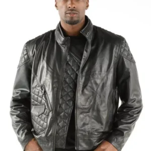 Black Pelle Pelle Bikers Moto Metro Jacket