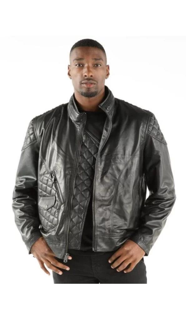 Black Pelle Pelle Bikers Moto Metro Jacket